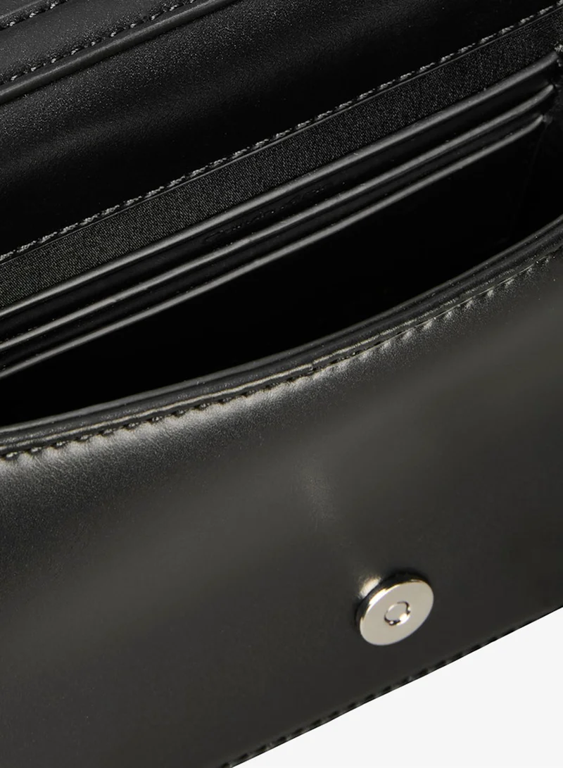 Calvin Klein Black Chain Strap Quilted Shoulder Bag for Women | Best Price UAE